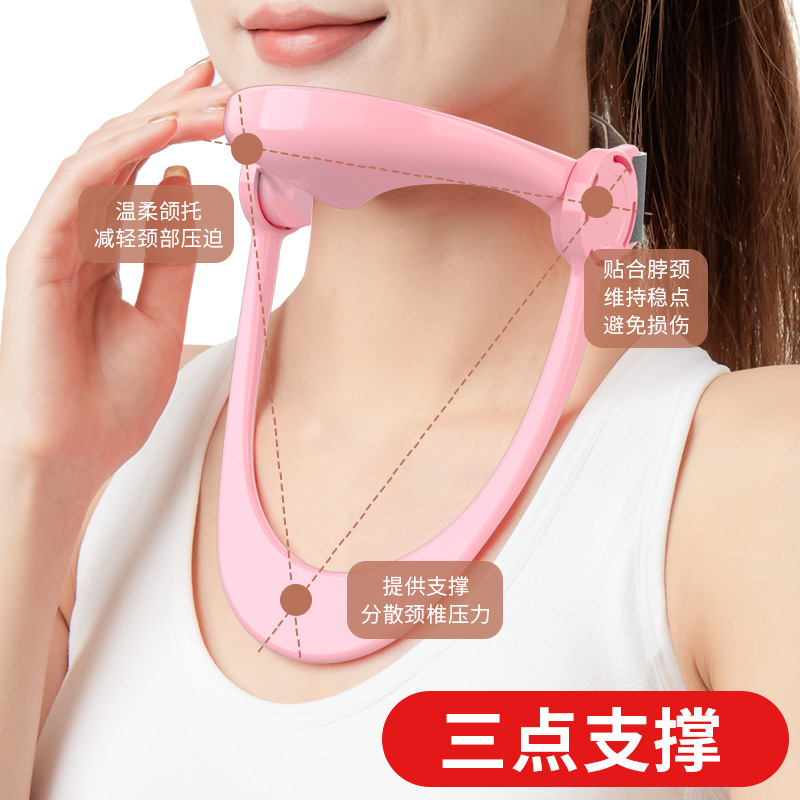 速发颈托防低头脖子前倾矫正器家用牵引神器固定支撑护颈脖套