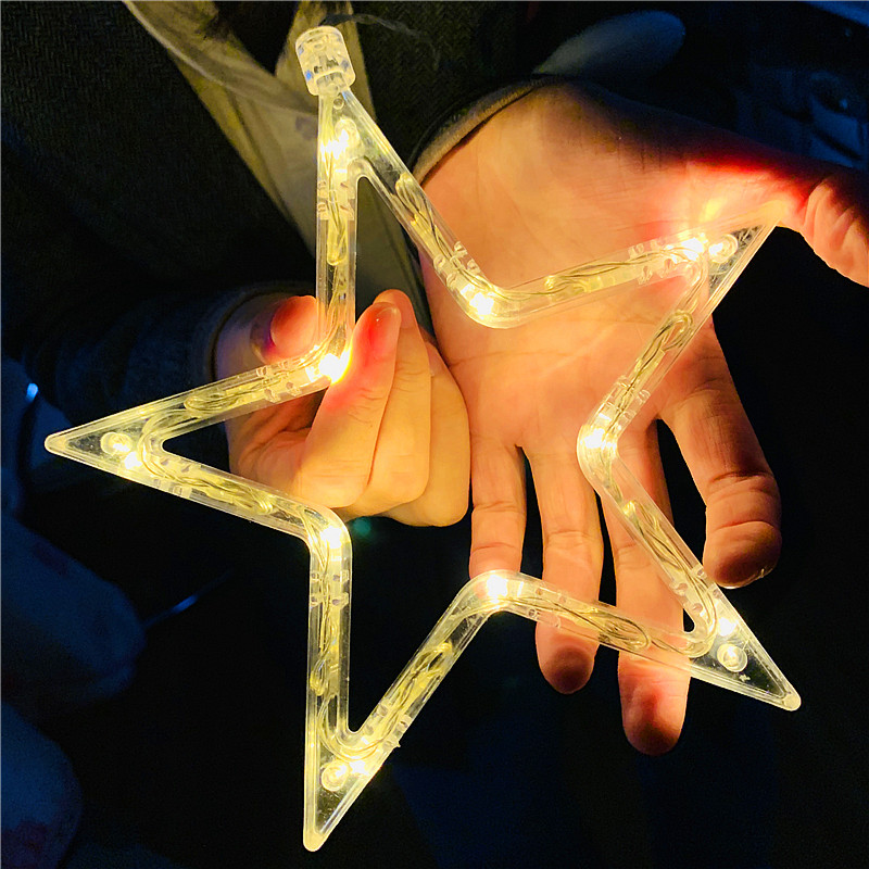 速发灯小彩夜心灯灯儿童玩耍星星灯满天星少小房间装饰布置