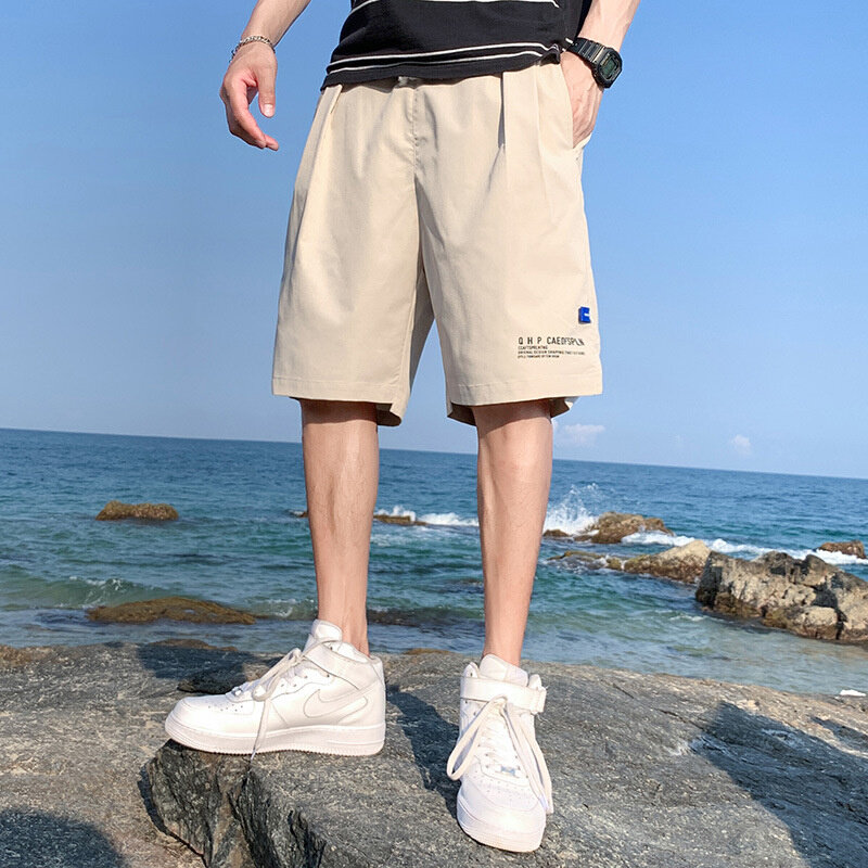 高货2024夏季新款男士休闲短裤宽松薄款透气速干运动五分裤男一件