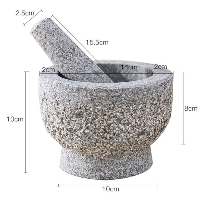 速发磨房研厨器农村石臼擂式椒擂钵捣蒜器老辣家用捣蒜泥器蒜臼子