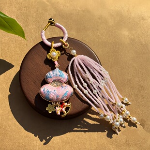 【寺庙同款】宋锦葫芦挂件纯手工挂件旗袍压襟流苏包挂车挂饰品古