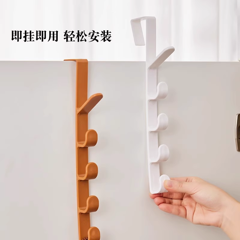 门后长排挂钩包包挂架