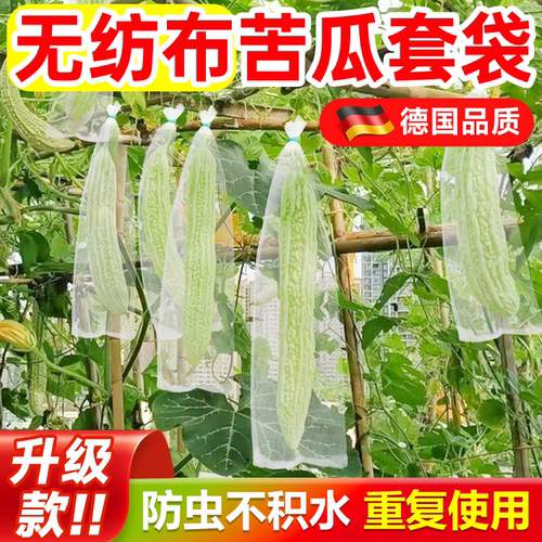 无纺布苦瓜套袋黄瓜丝瓜专用瓜果防虫防鸟果袋水果蔬菜防果蝇套袋