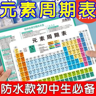 初中化学元素周期表卡片数学物理公式知识点挂图墙贴海报乘法背诵