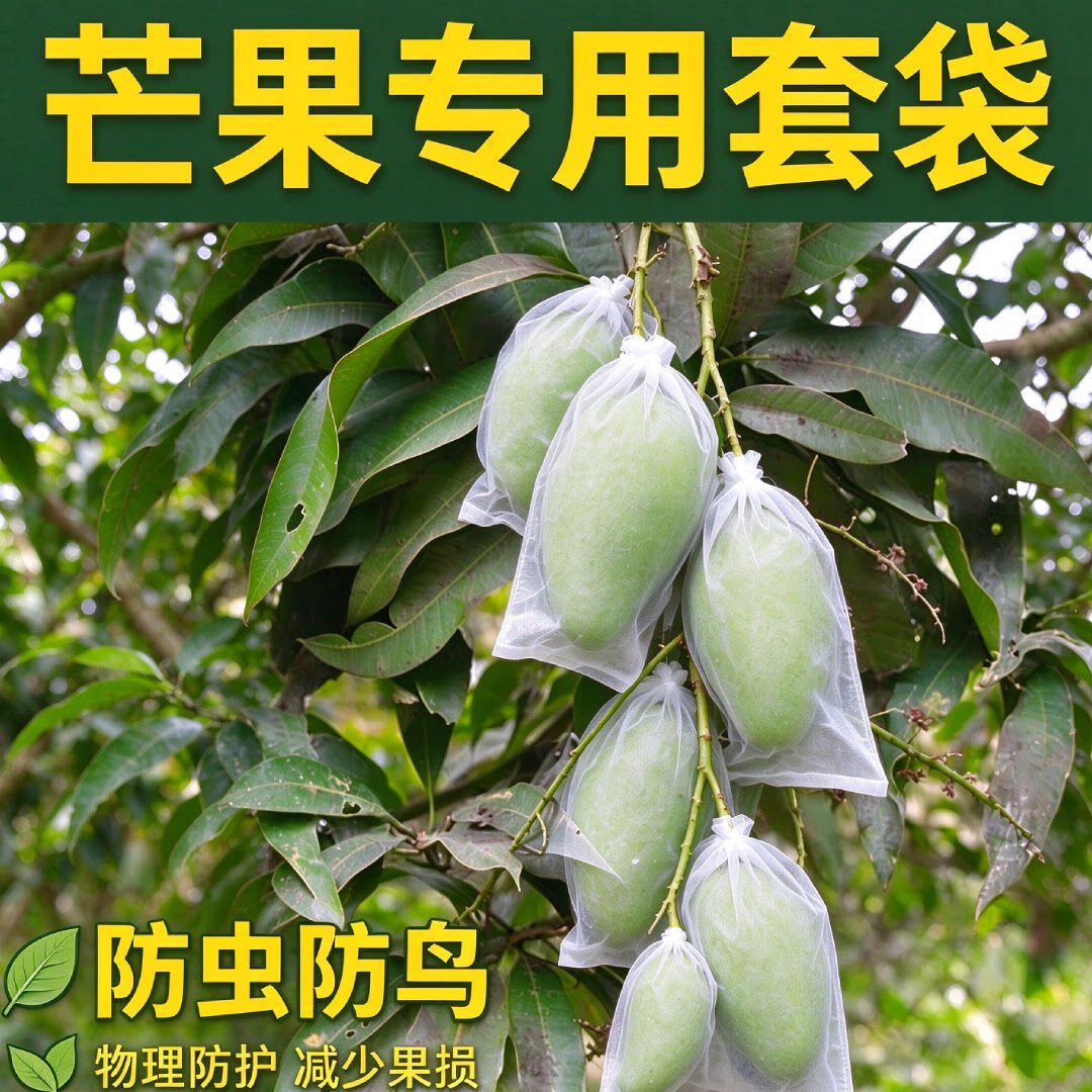 露天防水蝇虫防鸟无纺布葡萄套袋脆柿梨芒苹果脐橙子水果保护套袋