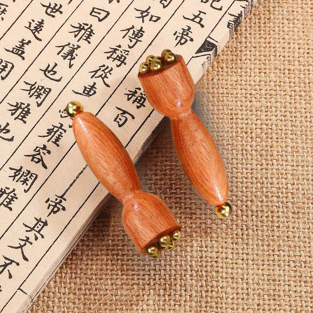 黄铜小莲蓬眼部按摩棒