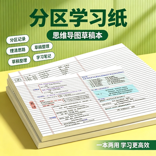 A3可撕思维导图草稿纸考研用