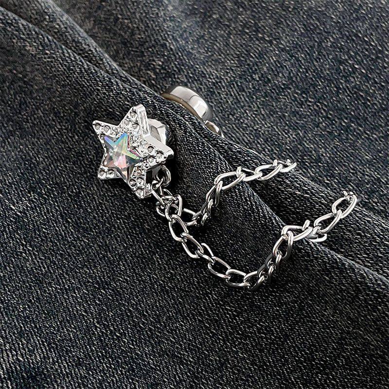 新款裤脚防拖地强力固定神器衣袖改短磁吸扣专用链条免缝无痕裤子