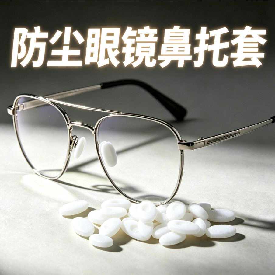 白色黑色海绵泡沫鼻贴鼻垫眼镜防滑防掉超软舒适无痕眼镜鼻托套