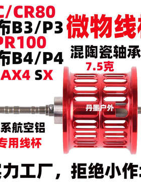 PR100阿布B3P3B5B4P4MAX4SXCCR80水滴轮改装微物线杯马口陶瓷轴承