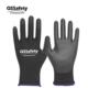 24副 QS防护pu劳保手套轻便灵活电子厂工业物流维修专配透气舒适