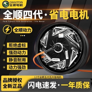 10寸电机全顺2000w12寸四代五代3000w省电版光板九号小牛极核直上