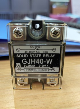 JC24V单相小型固态继电器SSR25A40A60A80A100A直流控交流推荐选购