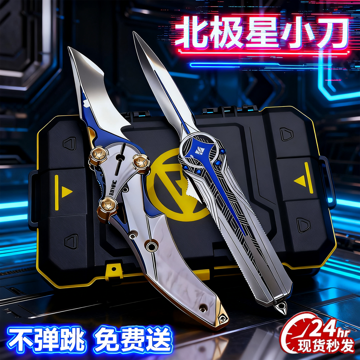三角洲行动周边北极星弹簧刀怜悯影锋全套武器男孩子手办生日礼物