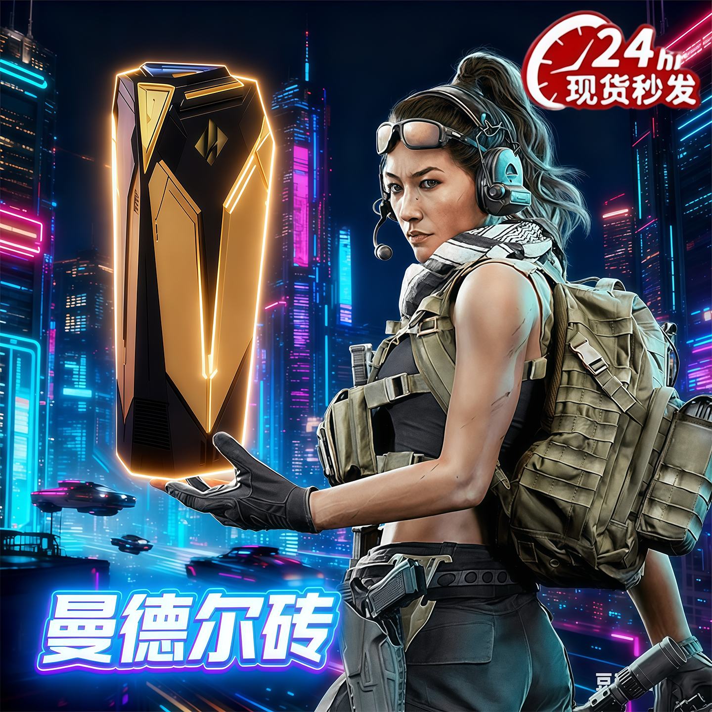 三角洲行动周边曼德尔砖全金属模型玩具合金实物手办摆件男生礼物