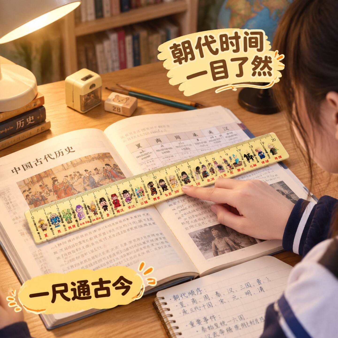 历史朝代尺中国历史时间轴尺