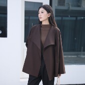 大翻领系带短款 通勤百搭显瘦时尚 风衣外套 2025秋季 高级感设计款