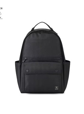 Porter INTERNATIONAL暗纹尼龙后双肩包商务通勤电脑包休闲旅行包