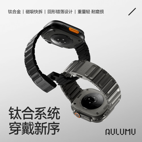 AULUMU苹果C01磁吸快拆表带