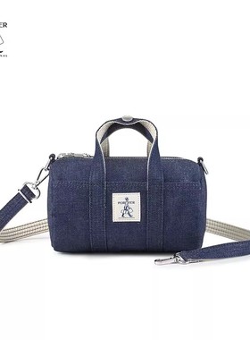 PORTER INTERNATIONAL牛仔布手提包斜挎包单肩包波士顿包手提包