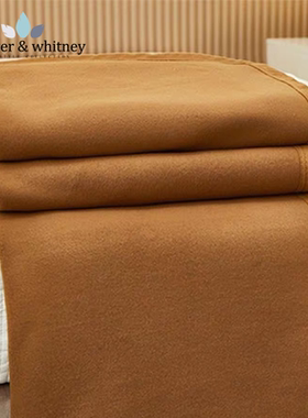 SPW老式羊毛毯子床上用宾馆酒店毛毯外贸出口秋冬保暖加厚盖毯