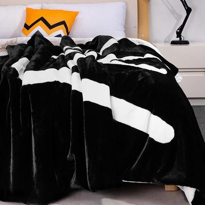 毛毯加厚冬季仿貂绒双层毯
