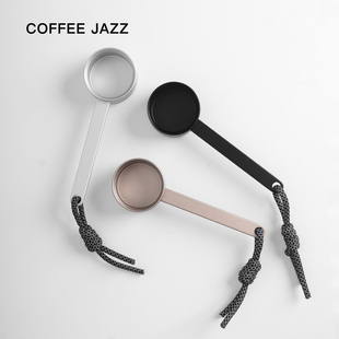 COFFEE JAZZ量勺咖啡豆克数勺加厚带挂绳家用长柄咖啡勺克数勺10g