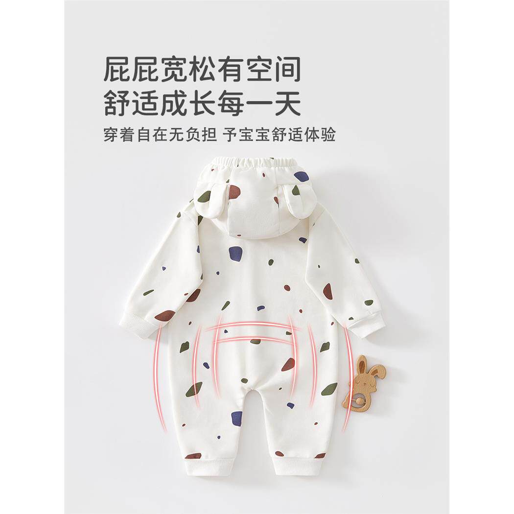 婴儿连体衣纯棉a类秋季宝