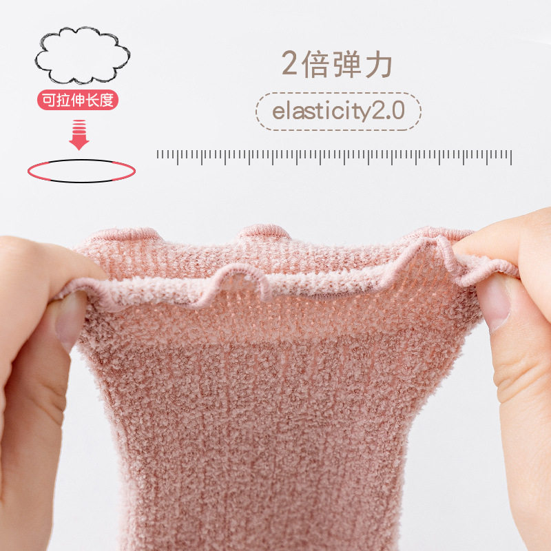 秋冬珊瑚绒加厚婴儿长筒