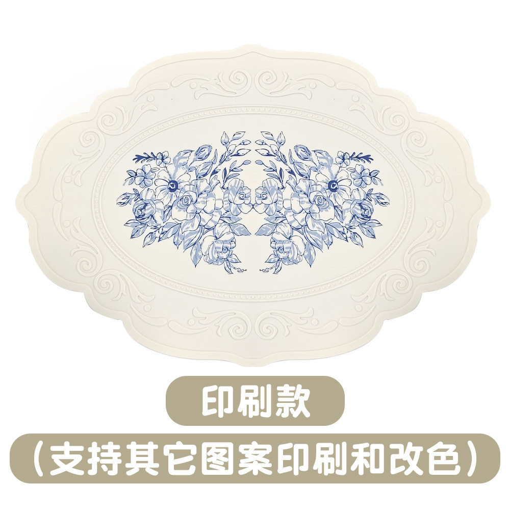 硅胶圆形餐垫加厚食品级