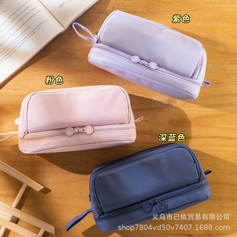 大容量四层拉链笔袋文具
