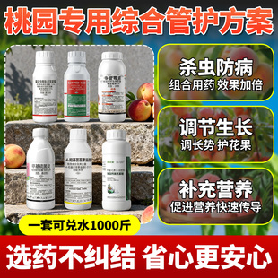 桃树杀虫专用药杀虫剂食心虫花前花后蚜虫桃子果树流胶病农药套餐