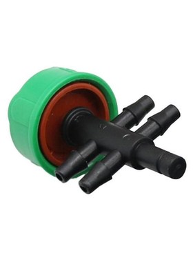 10Sets Steady Flow Dripper with 4-way Hose Splitters 2L/4L/8