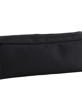 Black Canvas Pencil Case School PencilCase for Boys Girls Si
