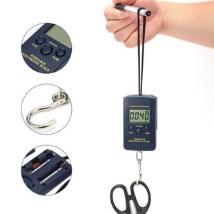 Mini Digital Weight Luggage Travel Scales Load 40Kg Pocket W