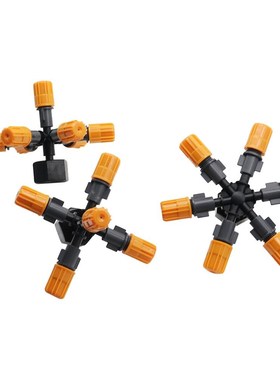 3 Sets Multi-way Atomization Misting Nozzles Garden Water Ir