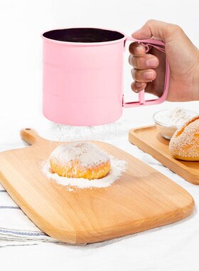 Kitchen Fine Mesh Flour Sifter Professional Round Stainless