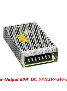 Q-60B Four Output Switching Power Supply 60W 5V/12V/-5V/-12V