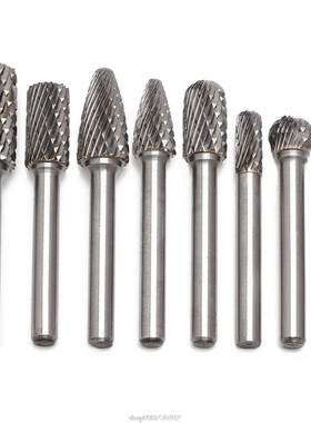 8pc Tungsten Carbide Burr Bit 1/4