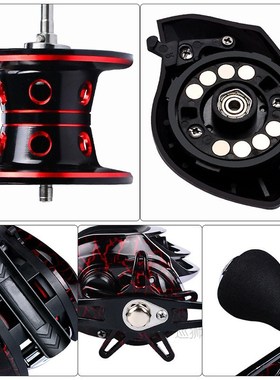 Fishing Baitcasting Reel All Metal Spool 18+1BB 10kg/22LB Ma