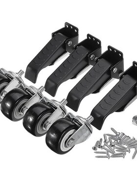 4 PCS Upgrade Workbench Caster Wheel Kit 400lbs Heavy Duty F