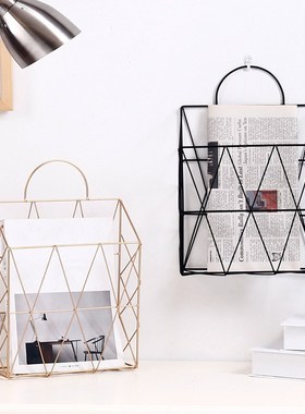 Newspaper Storage Rack Wall Mounted Magazine File Holder Hom