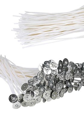 100Pcs/set Candle Wicks Smokeless Wax Pure Cotton Core 9/15/
