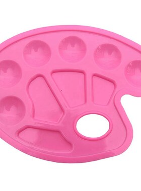 10 Grids with Thumb Hole Plastic Paint Palette Pallet Art Dr