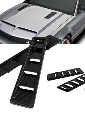 43x11mm Fits Universal Hood Vent Louver Air Cooling Panel Tr