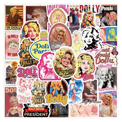 美国传奇女歌手DollyParton贴纸