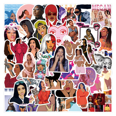 美国说唱歌手涂鸦贴纸