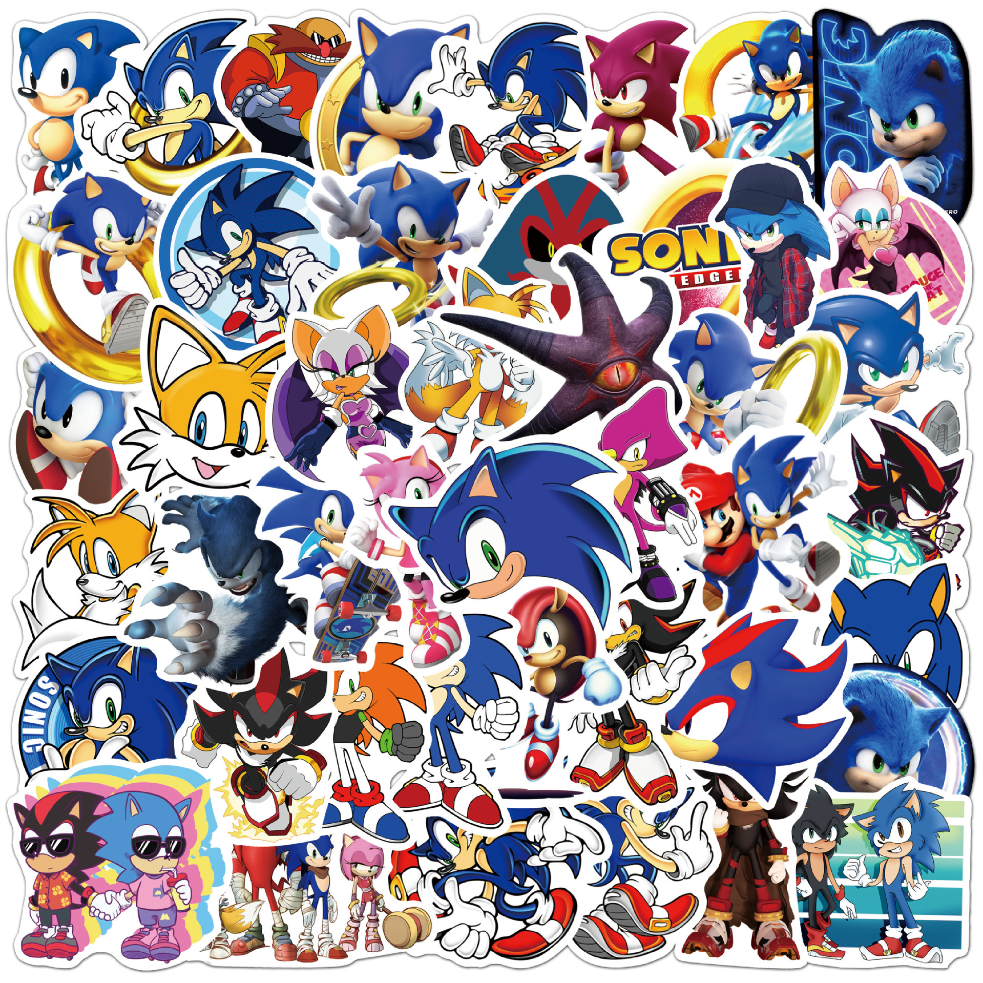 超音鼠sonic索尼克卡通贴纸涂鸦