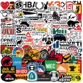 105 Outdoor Trendy Brand LOGO Sticker Set B
