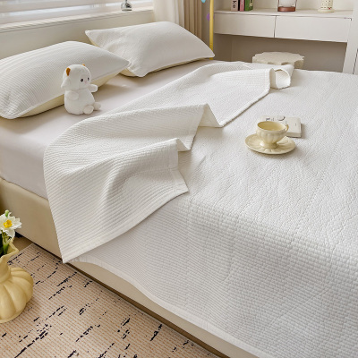 双面纯棉床盖舒适透气四季用